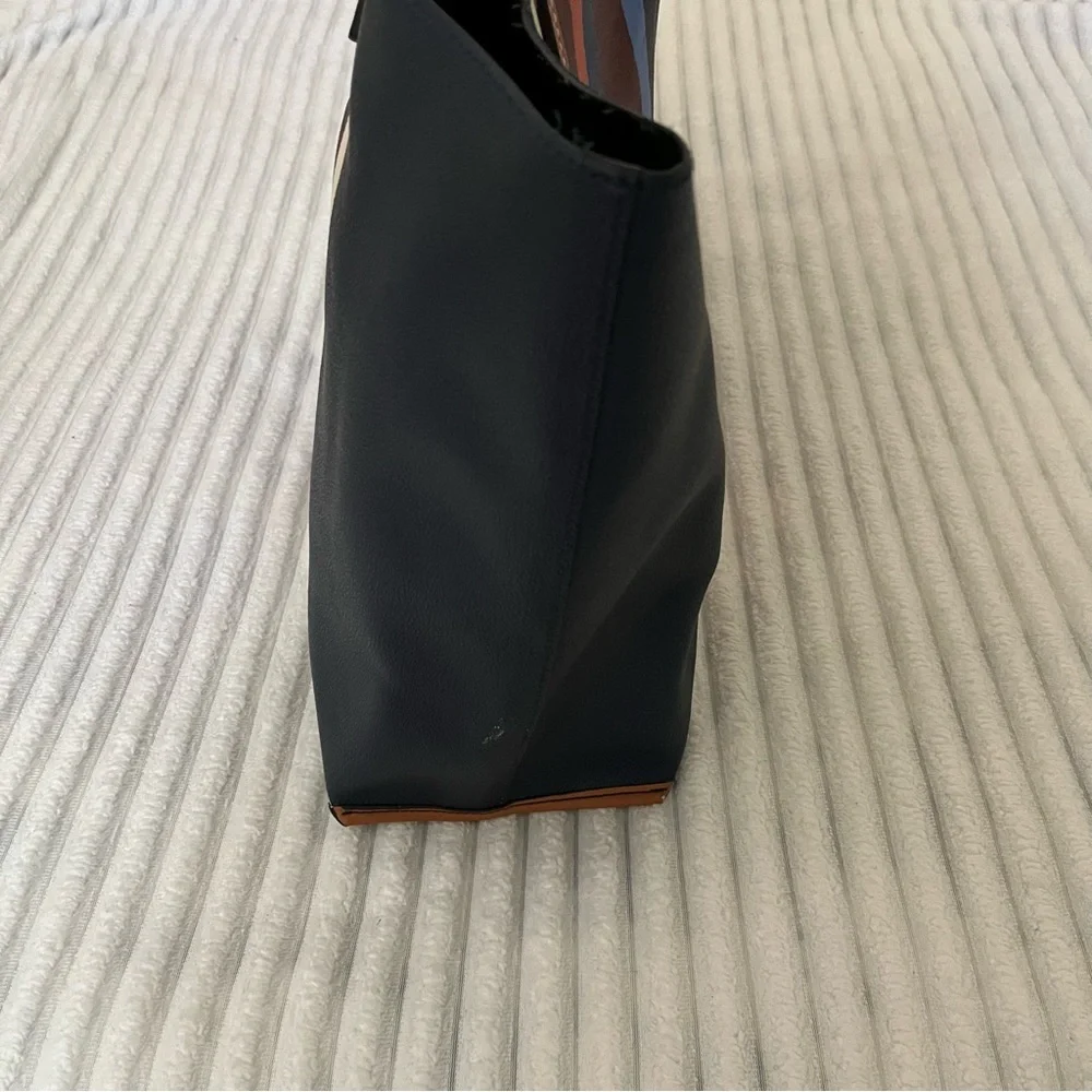 Tory Burch Striped Tote Bag